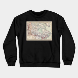 Canada Antique Maps Crewneck Sweatshirt